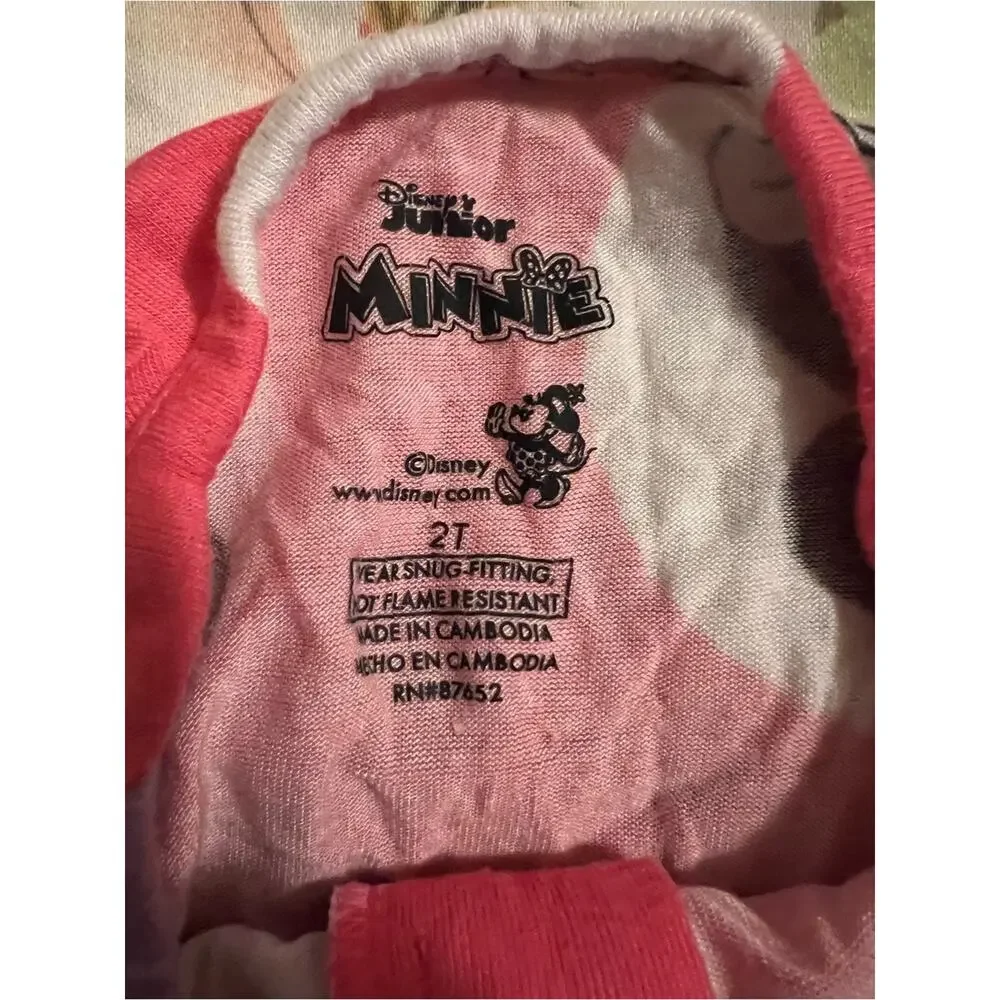Minnie & Daisy Two-Way Zip Footie Pink Minnie Sleeper